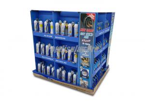 China Eco Friendly Cardboard Pallet Display , 3 Way Cardboard Store Displays With Shelf on sale