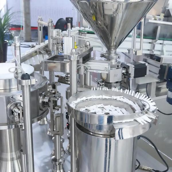 Automatic Pneumatic aseptic Gel Plugging Prefilled Paste Plastic Syringe Filling Machine