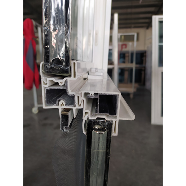 Tempered glass UPVC Single Hung Window For Cottage Double Glazed