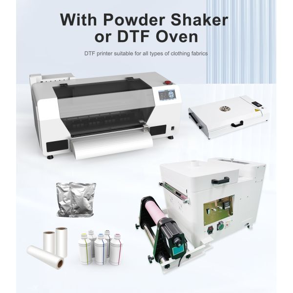 KECAI Touch Screen A3 Dtf Printer with White Ink Recirculation and Mixing for T-shirts DIY Clothing Textile Printing Machine