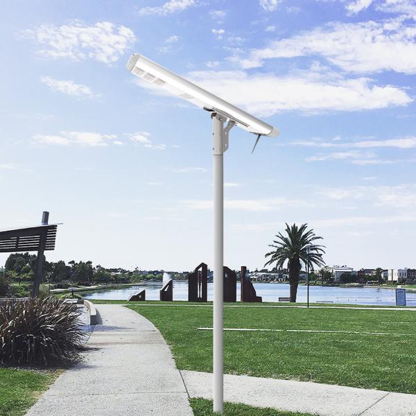 Powder Coating Column Solar Street LED Light Multi-function Smart Grid