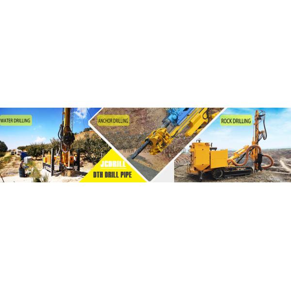 Down The Hole Rotary Drill Rods For Water Well / Quarry Blasting Construction