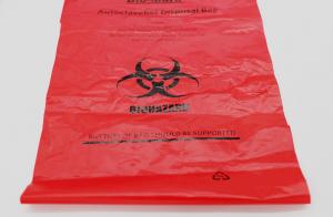 China Medical Incinerator Autoclave Biohazard Bags High Temperature Resistant on sale
