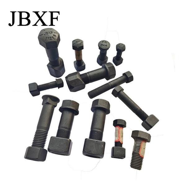 Excavator Bulldozer Loader Segment Truck Wheel Bolt M12-M30 Black Oxide