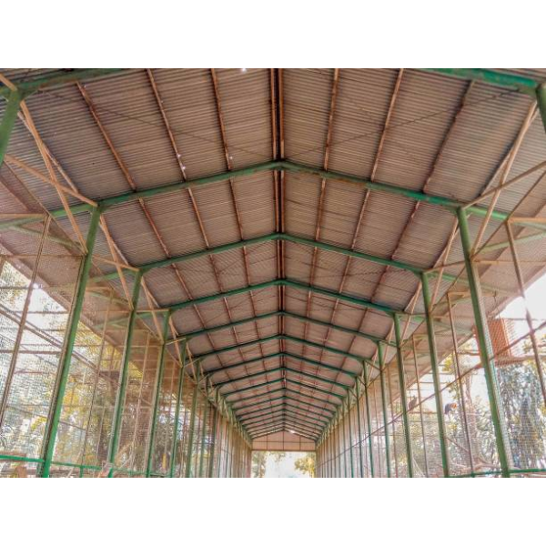 Corrosion Resistant Pre-engineered Modular Steel Chicken Coop for Poultry Farming