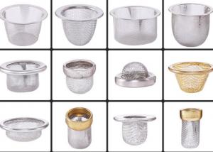 Buy cheap SS304 316L 45mm Dia Stainless Steel Mesh Strainer Filtering Tabacco Cap Shape For Hookah product