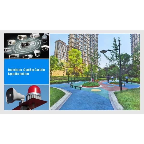 Bare Copper UTP CAT5E Cable 1000FT Outdoor 24AWG Extend To 350MHz Solid High Speed Cable