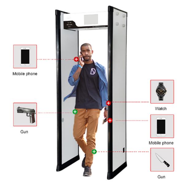 Light Weight Door Frame Metal Detector 40KG Grosee Weight For Exhibition Halls