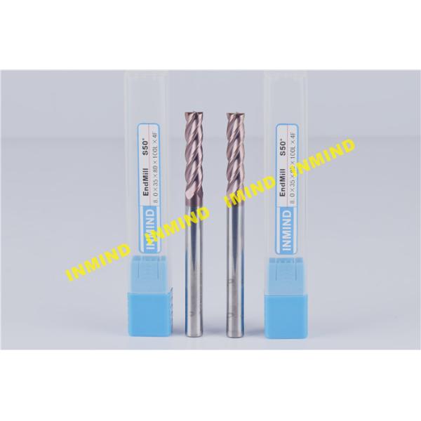 Standard Cnc Milling Solid Carbide Cutter / Extra Long 8 mm Drill Cutting Tool