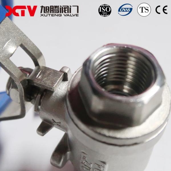 Round Handle Threaded Connection Stainless Steel Ball Valve with Customizable Options