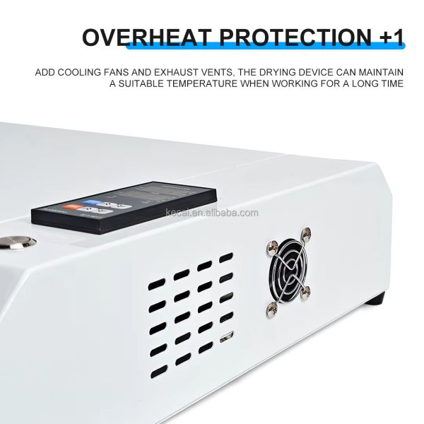 KECAI New Arrival A3 Dtf Oven Dryer Machine Professional Digital Temperature Control Heat Transfer Powder Curing 33Cm 30Cm
