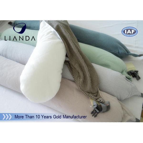 Soft Plush Microbeads Memory Foam Pillows With 100% Polyester Fleece Material , CE SGS