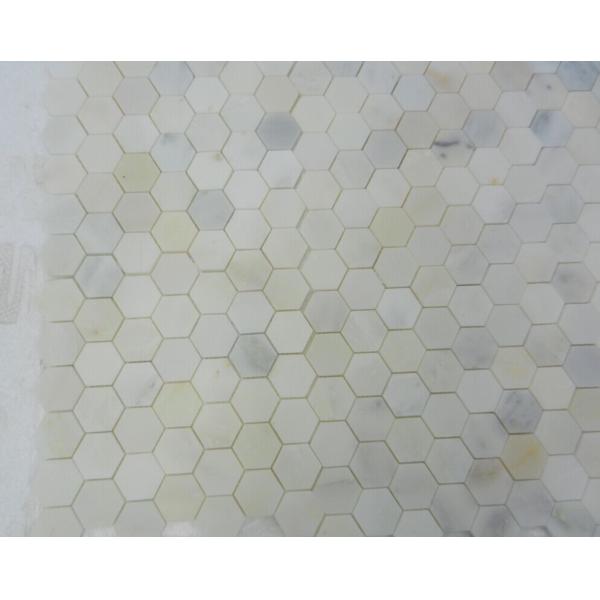 Carrara White Marble Mosaic,Marble Mosaic,White Marble Mosaic ,Eastern White Marble Mosaic