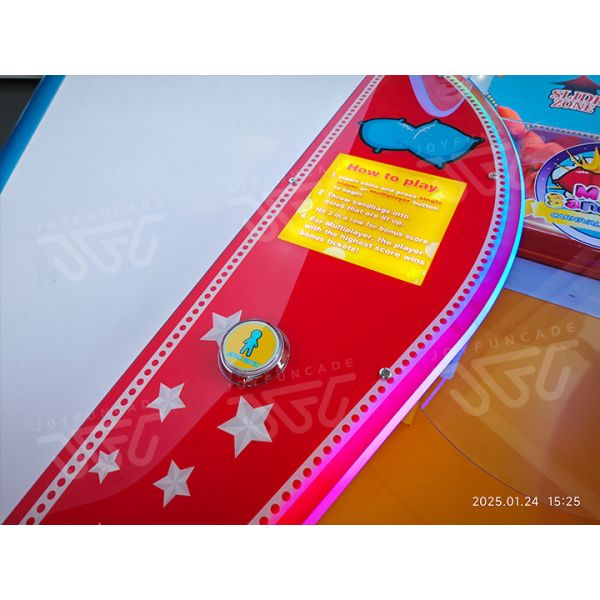 Mini Sandbags Arcade Machine Multi-Player Ball Interactive Ball Toss Ticket Redemption Game