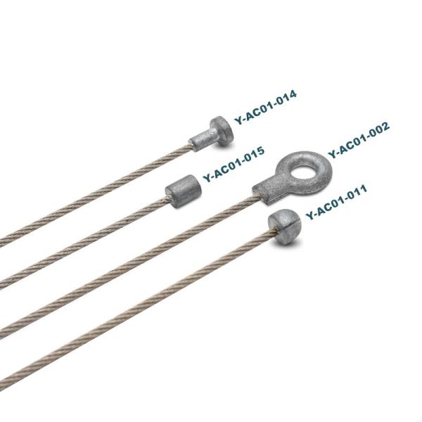 Safety Wire Rope Sling 1.5 Mm Steel Cable Assembly With Spherical End Terminal