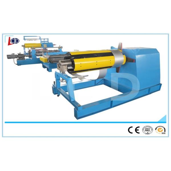 3mm Steel Longitudinal Slitting Line Machine Gearbox Driven Adjustable Recoiling Speed