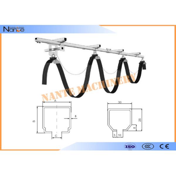 Compact Arrangement C Rail Festoon System Corrosion Resistance Simple Assembly