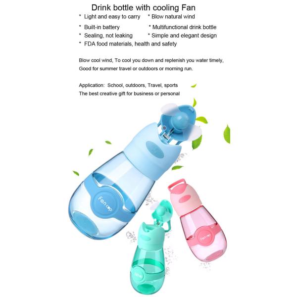 Portable travel eco friendly plastic water bottle welcome oem cutomized drinking bottle 400ml