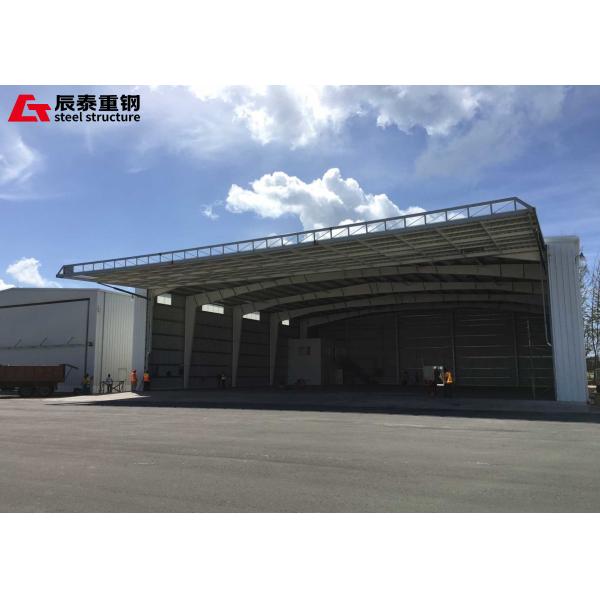 Modern Industrial Steel Structure Aircraft Hangar Customizable