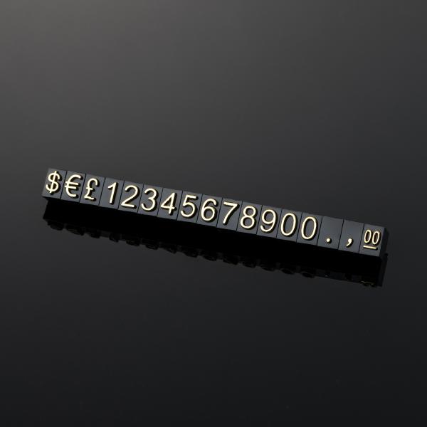 Supermarket Mall Signs Adjustable Counter List Labels for Watch and Jewelry Display