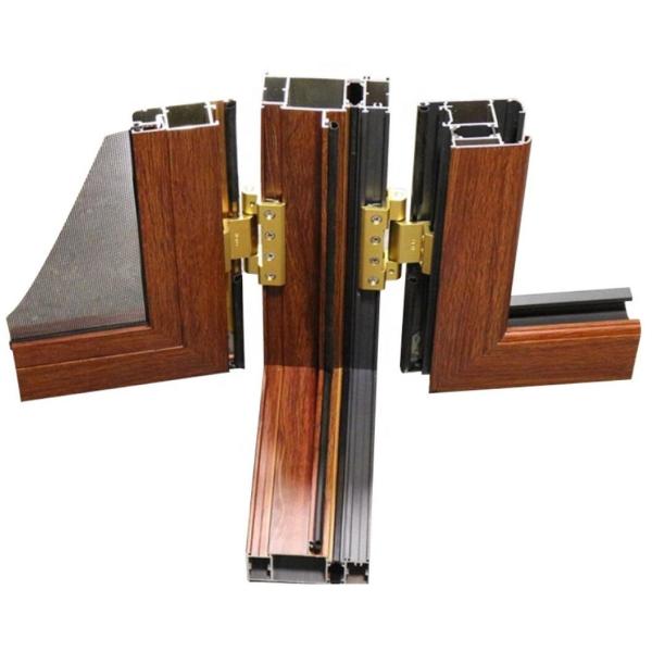 Anodized Sliding Casement 14HW Aluminum Door Profile Extrusions