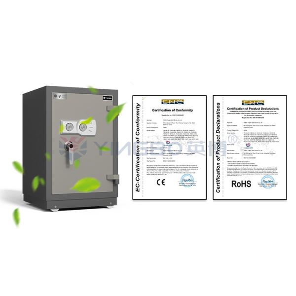 2 Hour Fireproof Fire Resistant Safe Anti Theft Function Fire Endurance Test Steel Safe