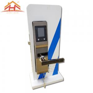 Buy cheap Face And Palm Recognition Biometric Fingerprint Door Lock High Level With Anti Peephole product