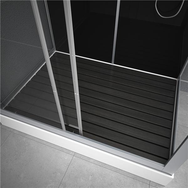 Shower Cabin with White acrylic tray 1100*800*2250cm silive aluminium