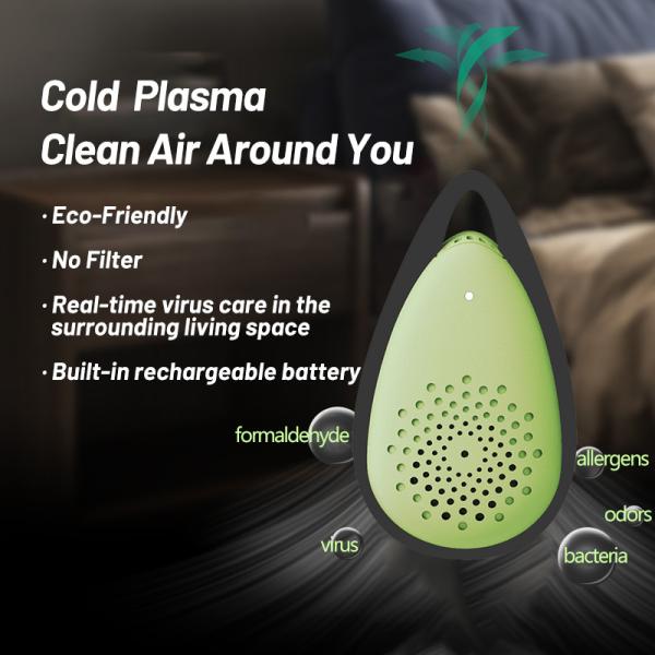 Wearable Tiny Air Purifier Remove Pollen Relieve Allergies Personal Electronic Mask