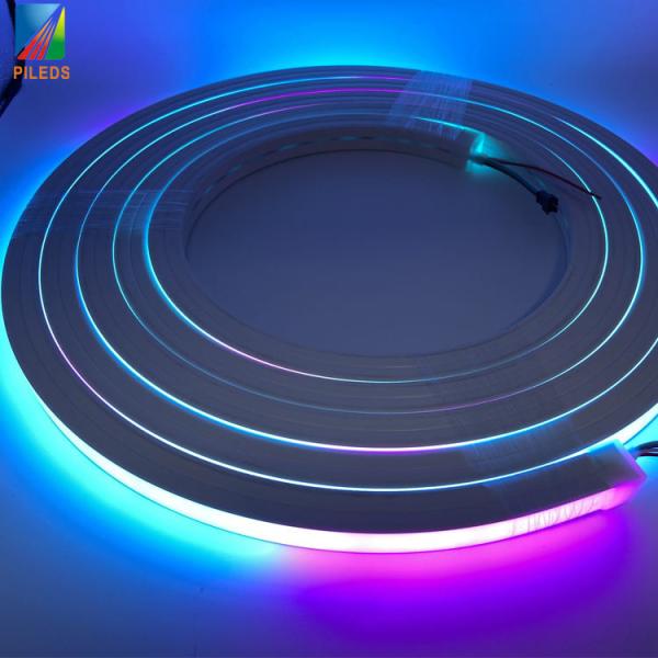 Custom 12v 24v LED Neon Strip Light , Silicone Flexible Rope Light Ws2811
