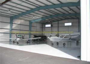 China GB JIS Steel Airplane Hangars Prefab Aircraft Hangars Q235B Q345B on sale