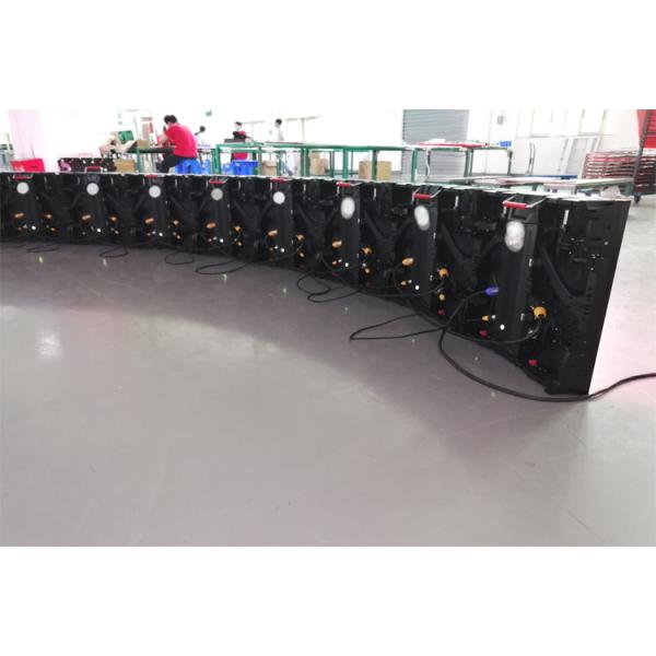 P4.81 Curved Indoor Rental LED Display Advertising Equipment 250*250mm Panel Size