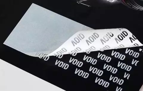 Buy cheap Environmentally Friendly Void Self Adhesive Security Labels Dot Matrix Hologram product