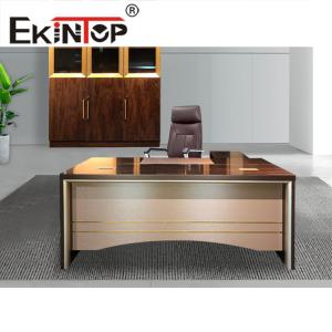 Buy cheap Laminate Construction Pedestal Office Desk Metal Steel Office Computer Table product