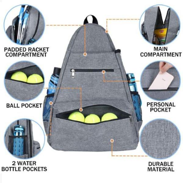 Multifunctional Waterproof Large Capacity Tennis Racket Backpack Bag