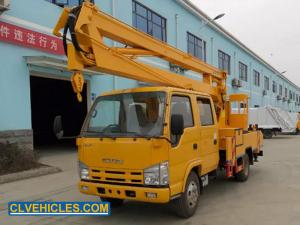 China 4x2 20m ISUZU Aerial Platform Truck Foldable Knuckle Boom Truck on sale
