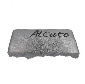 Buy cheap Aluminum Alloy Parts Copper Master Alloy Copper Aluminum Alloy AlCU50 Middle Alloy Ingot Or Lump product