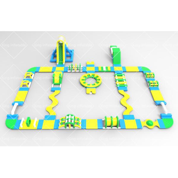 2021 Bespoke Design New Aqua Park Inflatable Floating Water Park With Obstacle Course