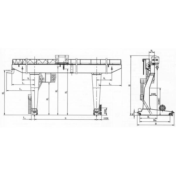Yuantai construction mechinary from china gantry crane 30ton
