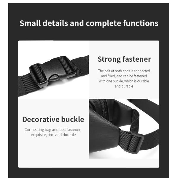 Durable Korean Style Stylish Mens Sling Bag Accept Customized Logo