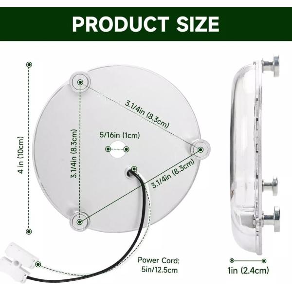 Dia100mm Round Pcb Board 12w 15w AC 110V 120V 230V 3.93'' Retrofit Light Kit For Ceiling Flush Light Ceiling Fan Light Replacement Panel PCB 18W 3000K