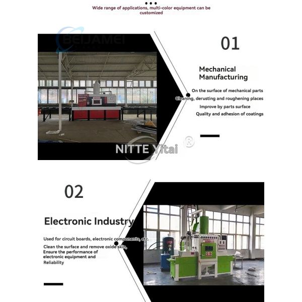 Automatic Sandblasting Machine, Flat Conveying Sandblasting Machine, Wooden Board, Wooden Door, Glass