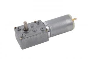 Buy cheap 90 Degrees Double Shaft Worm Gear Motor 24V Cylinder DC Motor Motor diameter 31mm product