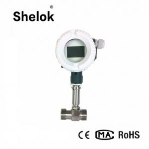 China DN15 mechanical mini chilled water liquid soda turbine flow meter on sale