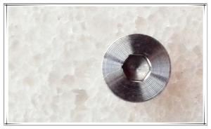 China Special CD lines screw , flat head hexagon socket step stainless steel 304 screw on sale