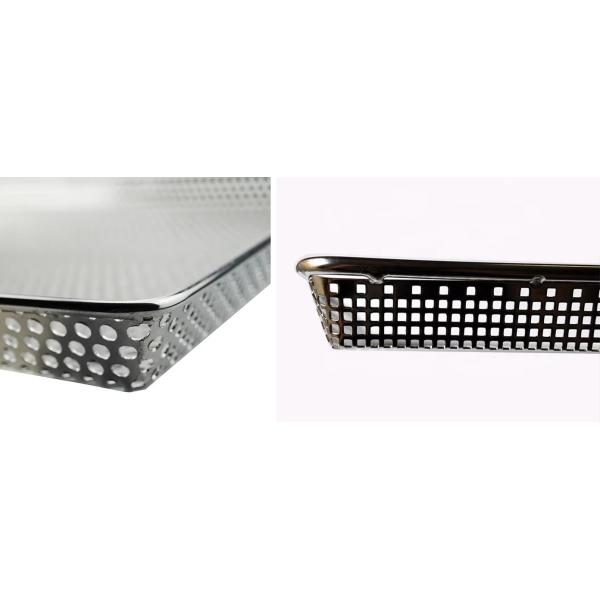 400*600mm Perforated Aluminium Baking Tray Aluminum Cooking Trays