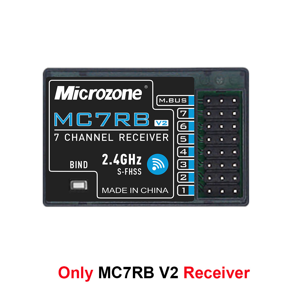 MicroZone MC6C Mini V2 2.4G 6CH Controller Transmitter W/ Receiver Radio System For RC Airplane Drone Multirotor Helicopter Boat