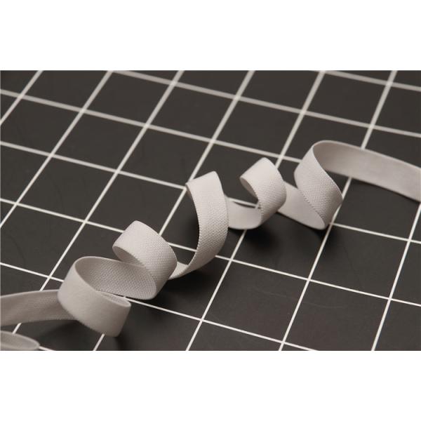 Factory high quality mixed color nylon spandexr No-slip bra strap elastiic webbing tape band for sewing underwear