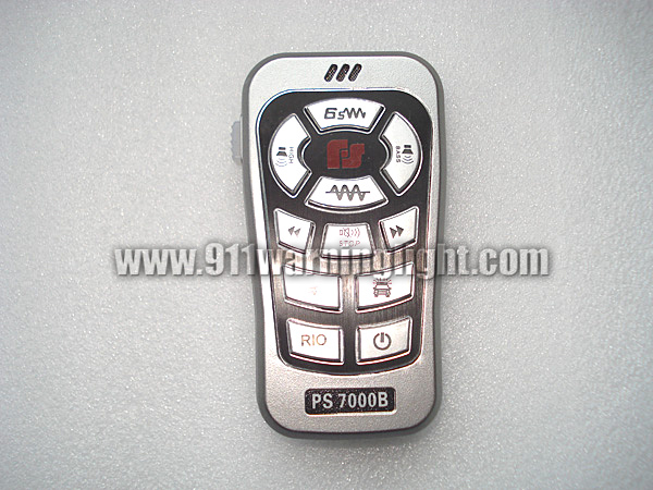PS-7000B wireless siren, 200W, 2 light switches, 10 tones