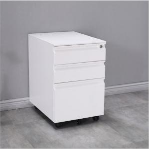 Buy cheap Foldable SS301 Steel File Cabinets , ISO14001 3 Drawer File Cabinet With Lock product